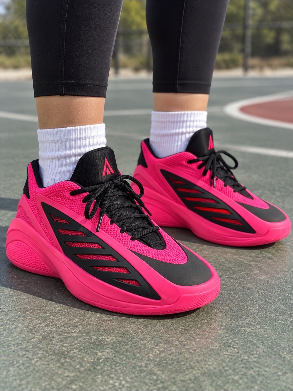 Adidas Anthony Edwards 2 Pink & Black – Youth 6.5 / Women’s 7.5 – NWT
